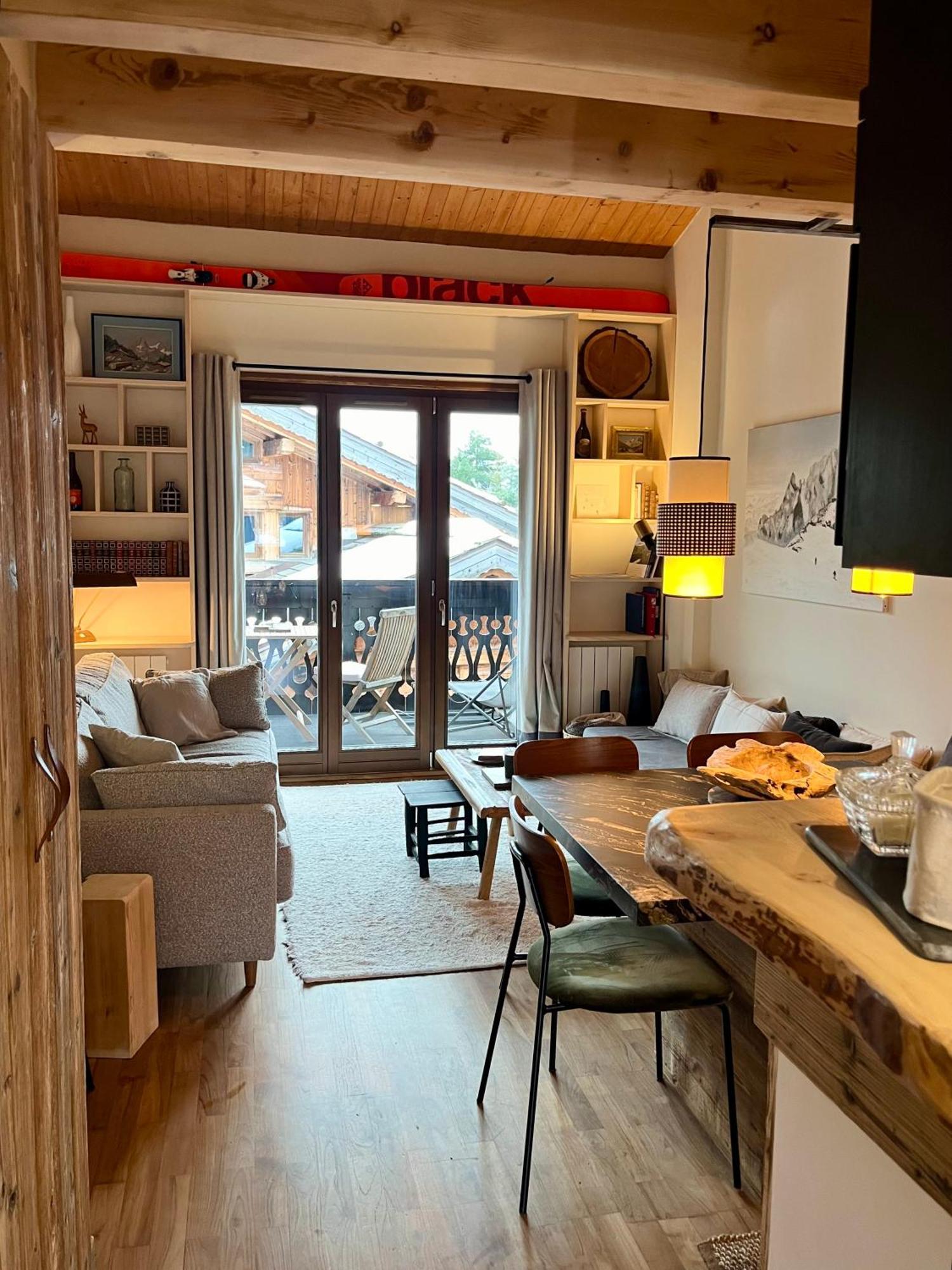 Appartement Ensoleille Aux Tines, Vue Massif Σαμονί Εξωτερικό φωτογραφία